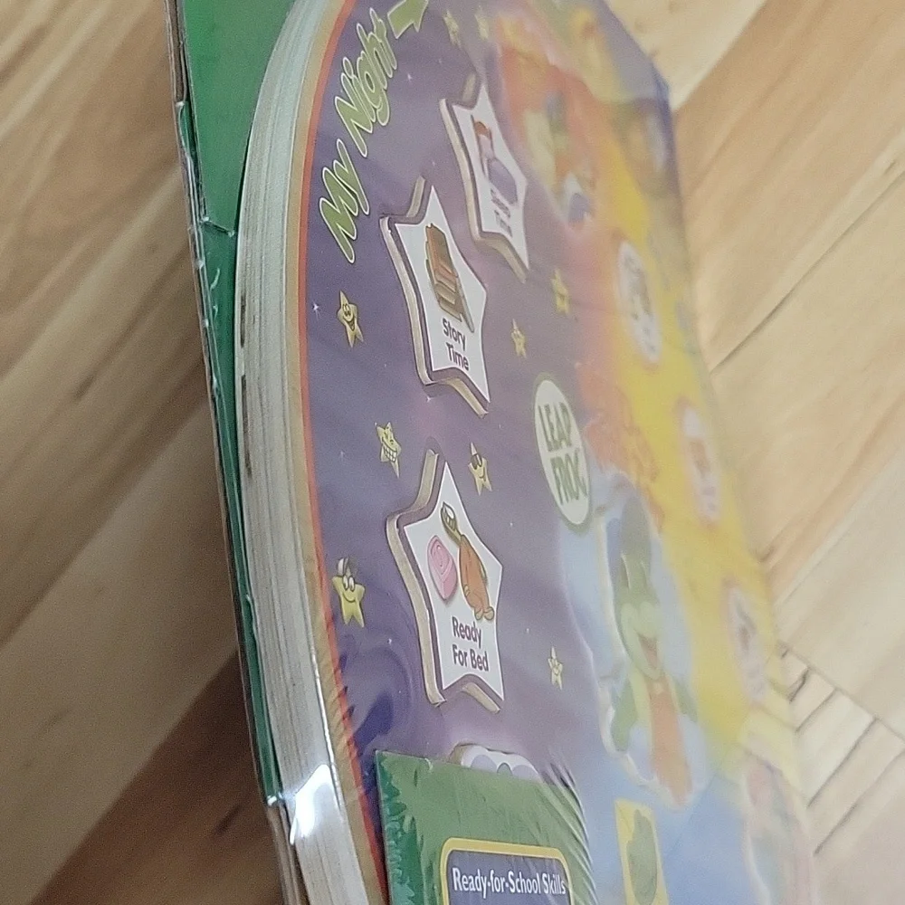 Leapfrog learning My day with tad Wood Puzzle Clock‎ Time NEW wood puzzle fun